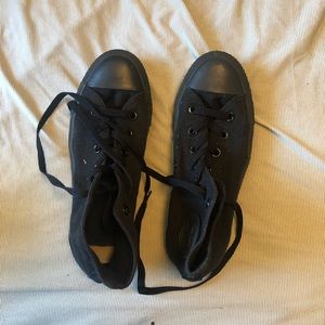 All black converse